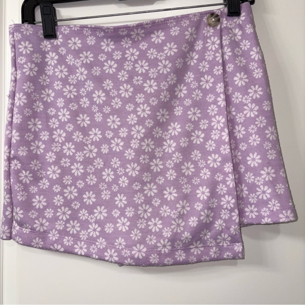 Wallflower Lilac Color Daisy Skort Floral Spring/Summer Shorts/skirt Size Large